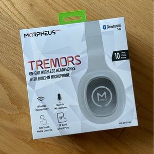 BRAND NEW Morpheus 360 Tremors Bluetooth Wireless On-Ear Headphones